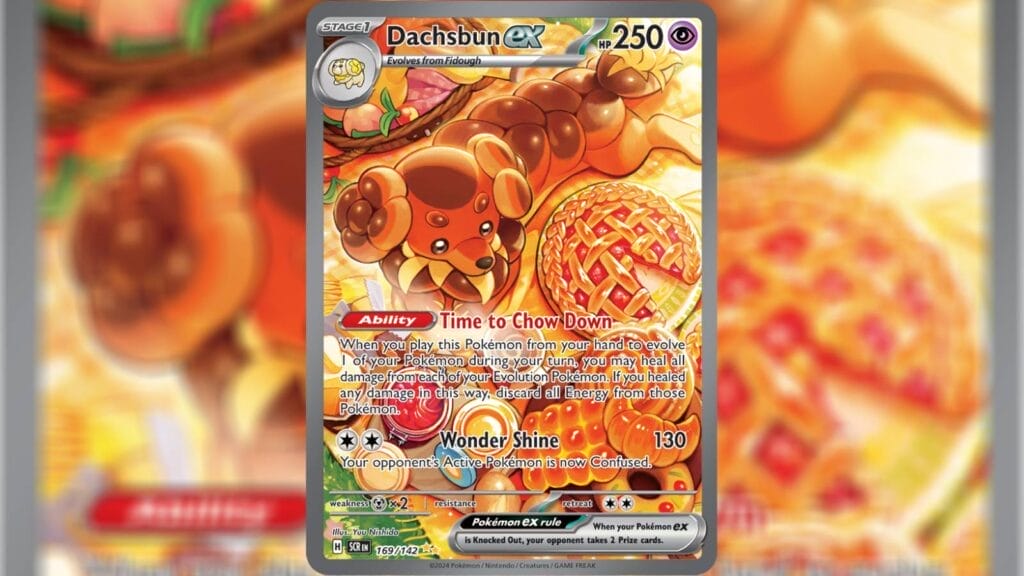 Dachsbun Ex (Special Illustration Rare) Card From Stellar Crown