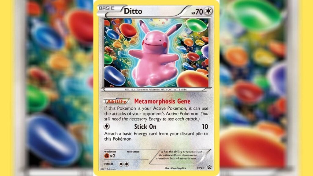 Ditto Card From Xy Promos
