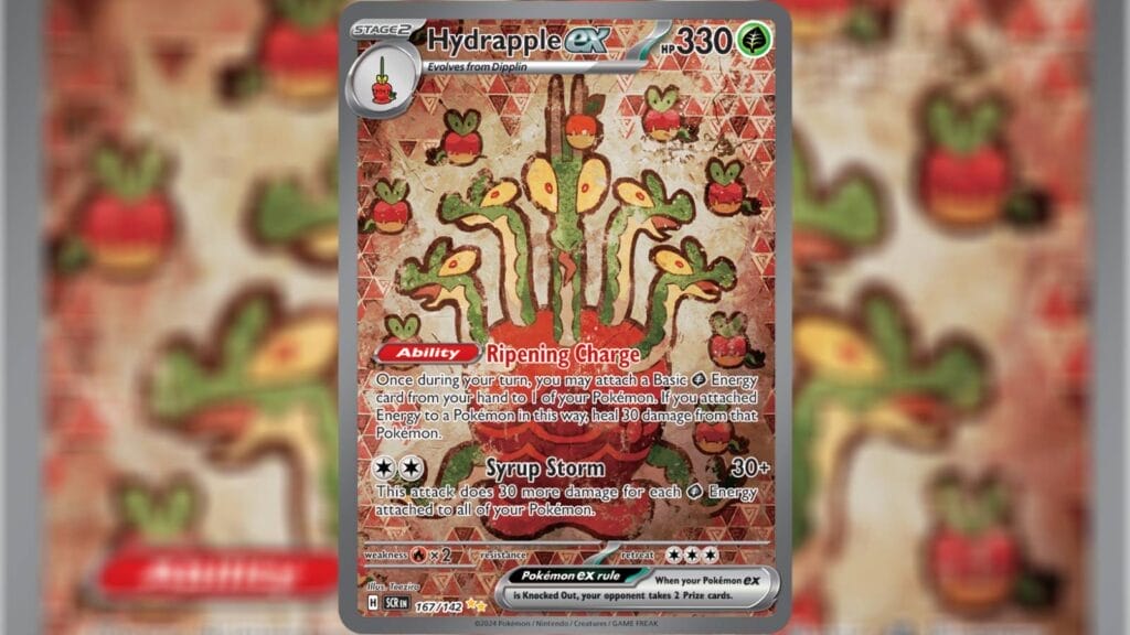 Hydrapple Ex (Special Illustration Rare) Card From Stellar Crown