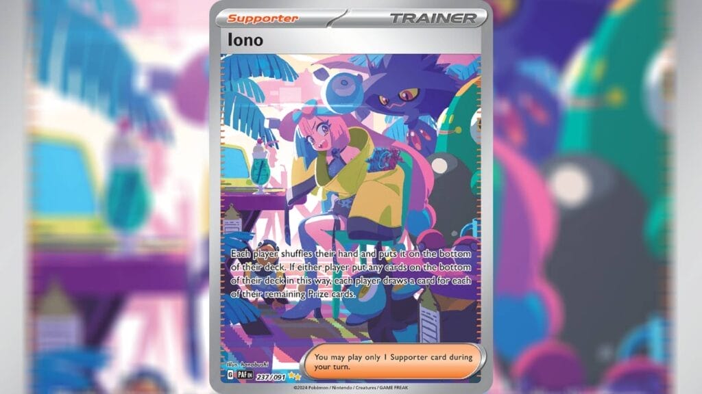 Iono (Special Illustration Rare) Card From Paldean Fates