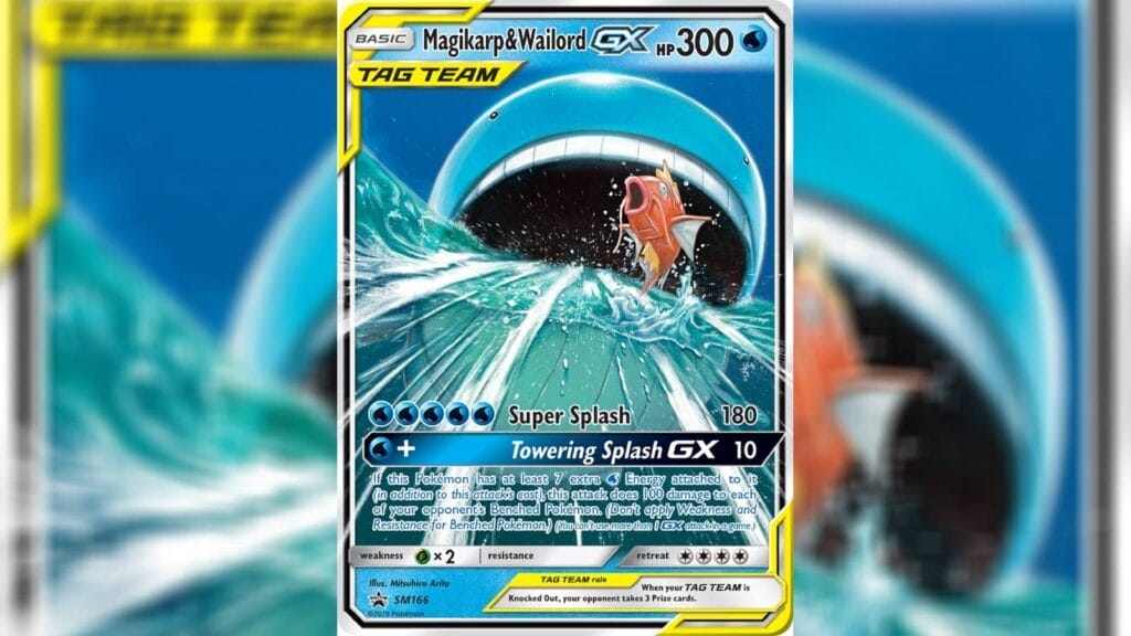 Magikarp &Amp; Wailord-Gx Card From Sun And Moon Promos