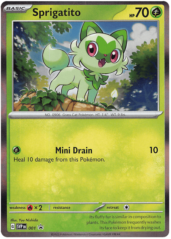 Scarlet Violet Promos - Sprigatito