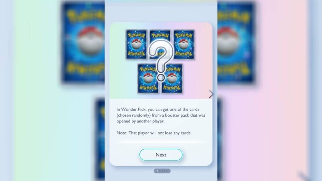 Pokemon Tcg Pocket's Wonder Pick Feature