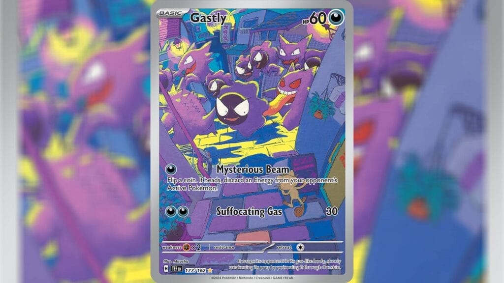 Pokemon Tcg Temporal Forces Gastly Illustration Rare