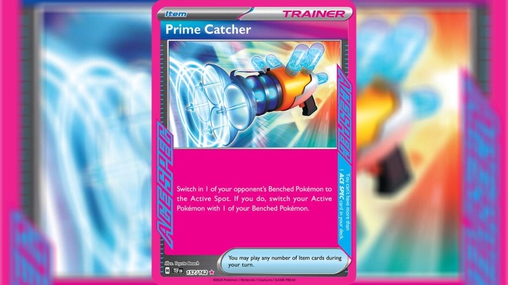 Pokemon Tcg Temporal Forces Prime Catcher Ace Spec Rare