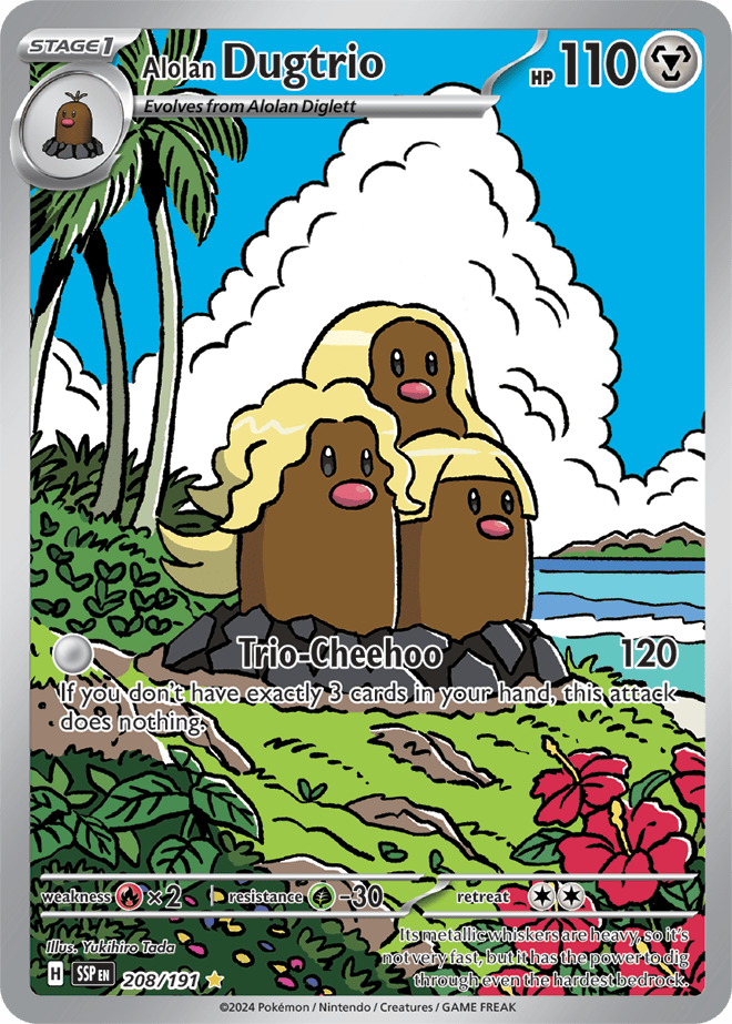 Surging Sparks - Alolan Dugtrio