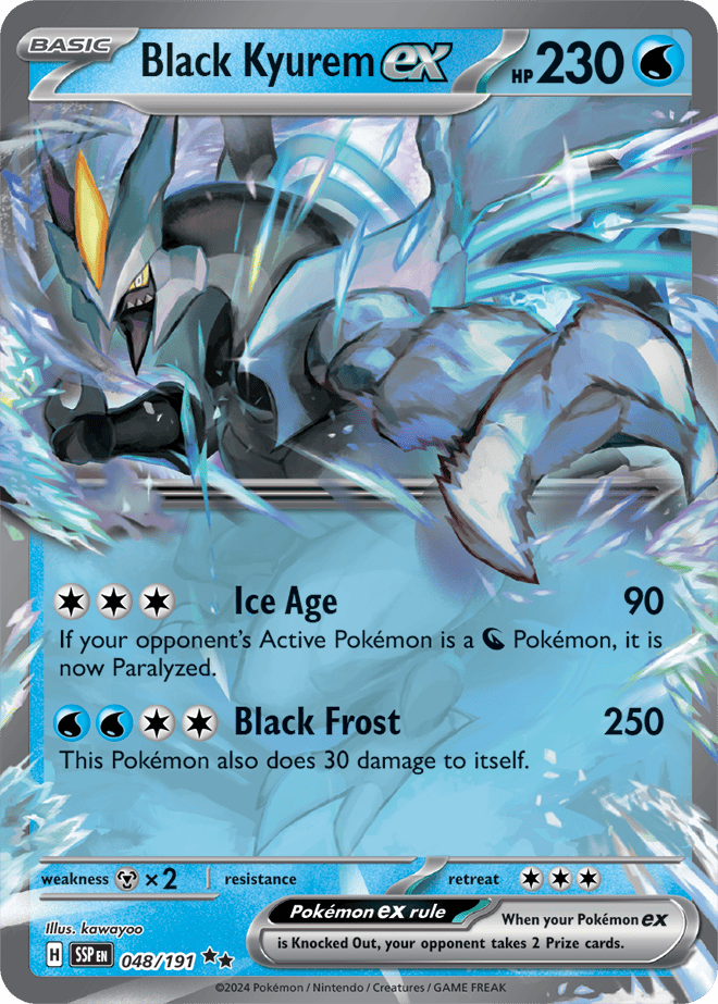 Surging Sparks - Black Kyurem Ex