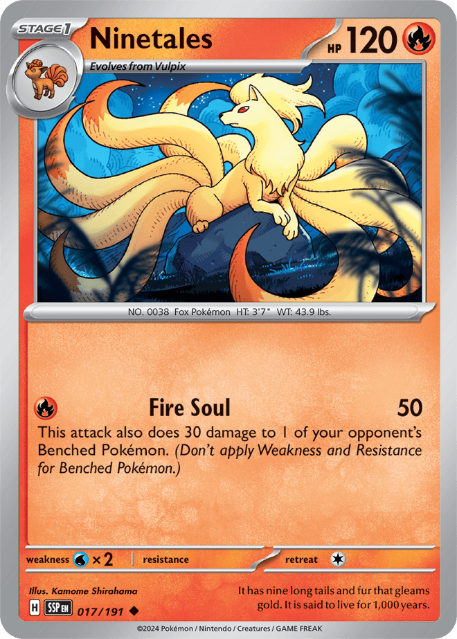 Surging Sparks - Ninetales