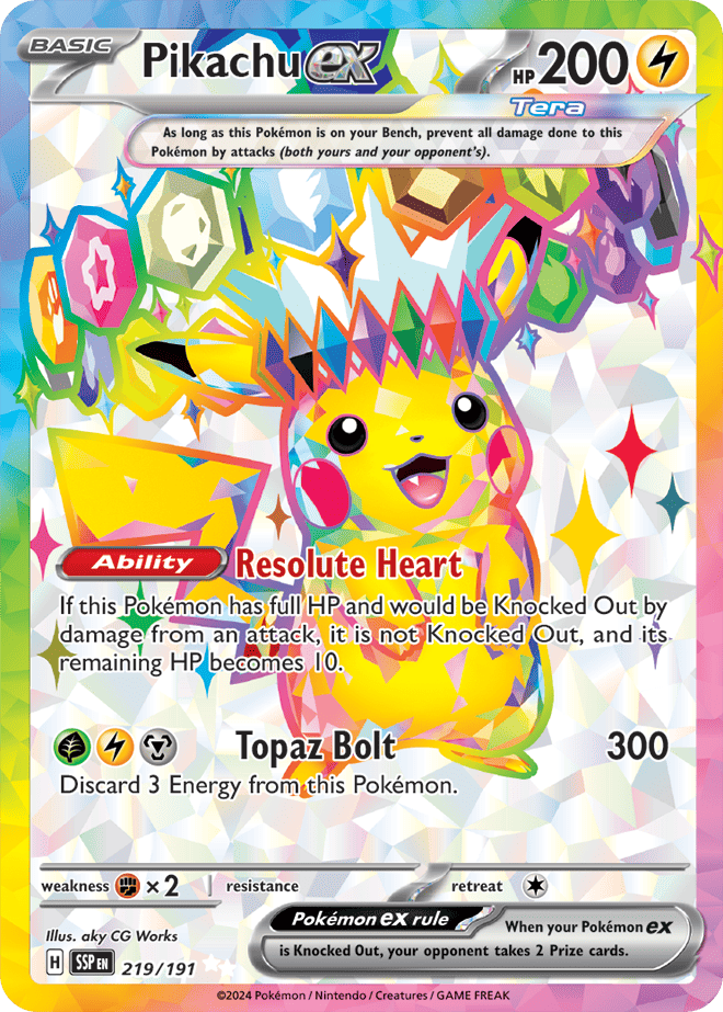 Surging Sparks - Pikachu Ex