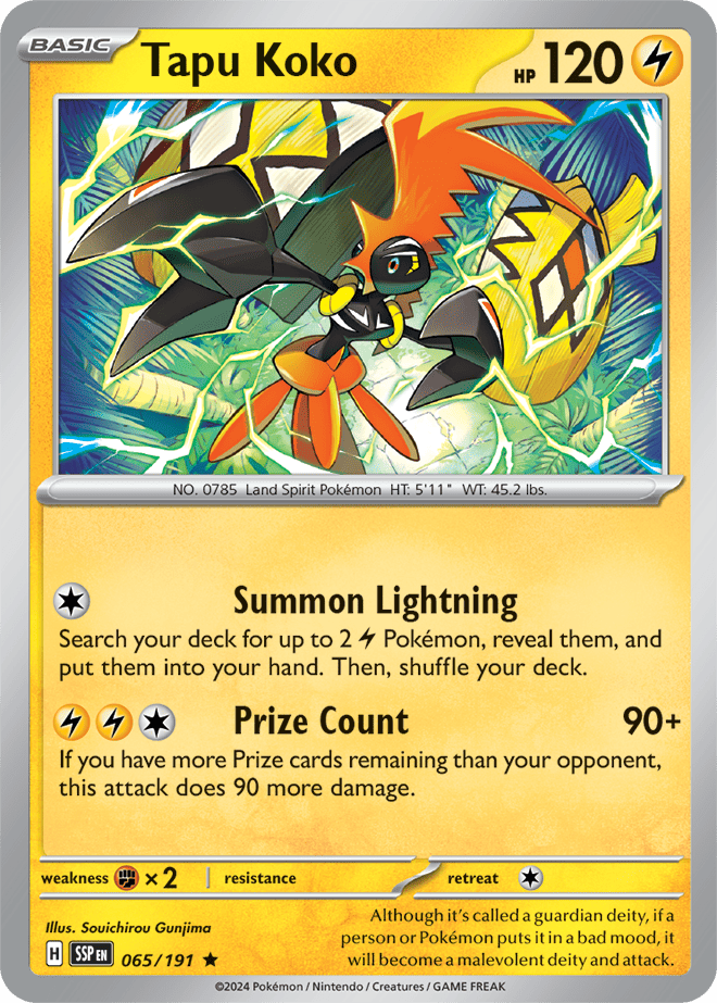 Surging Sparks - Tapu Koko