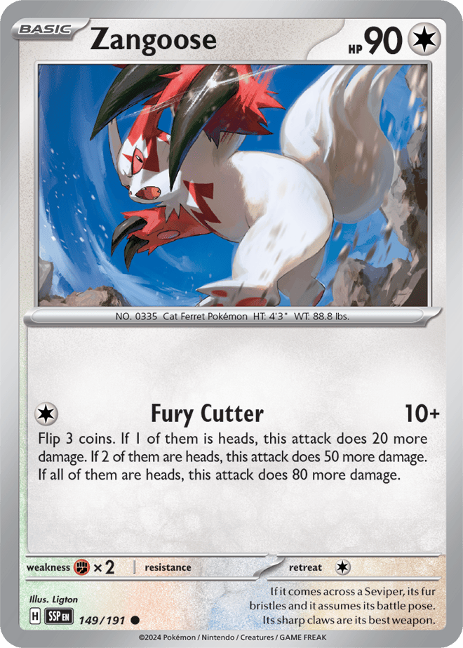 Surging Sparks - Zangoose