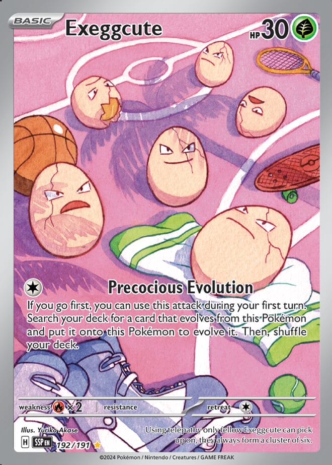Surging Sparks - Illustration Rare Exeggcute