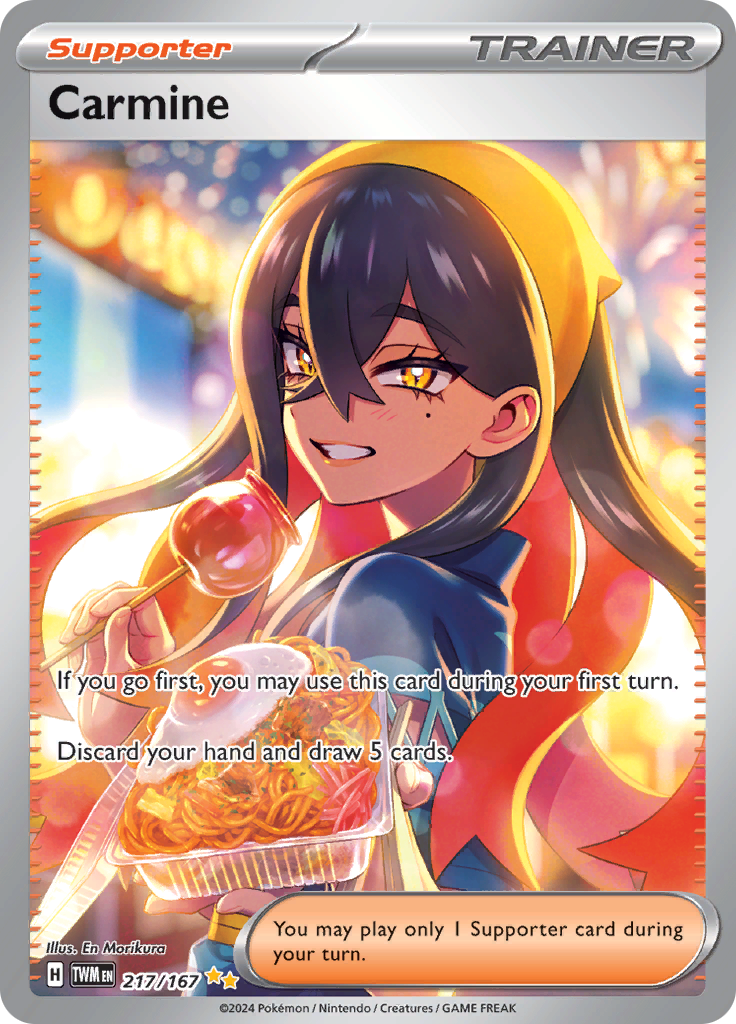 Special Illustration Rare Carmine Card From Twilight Masquerade