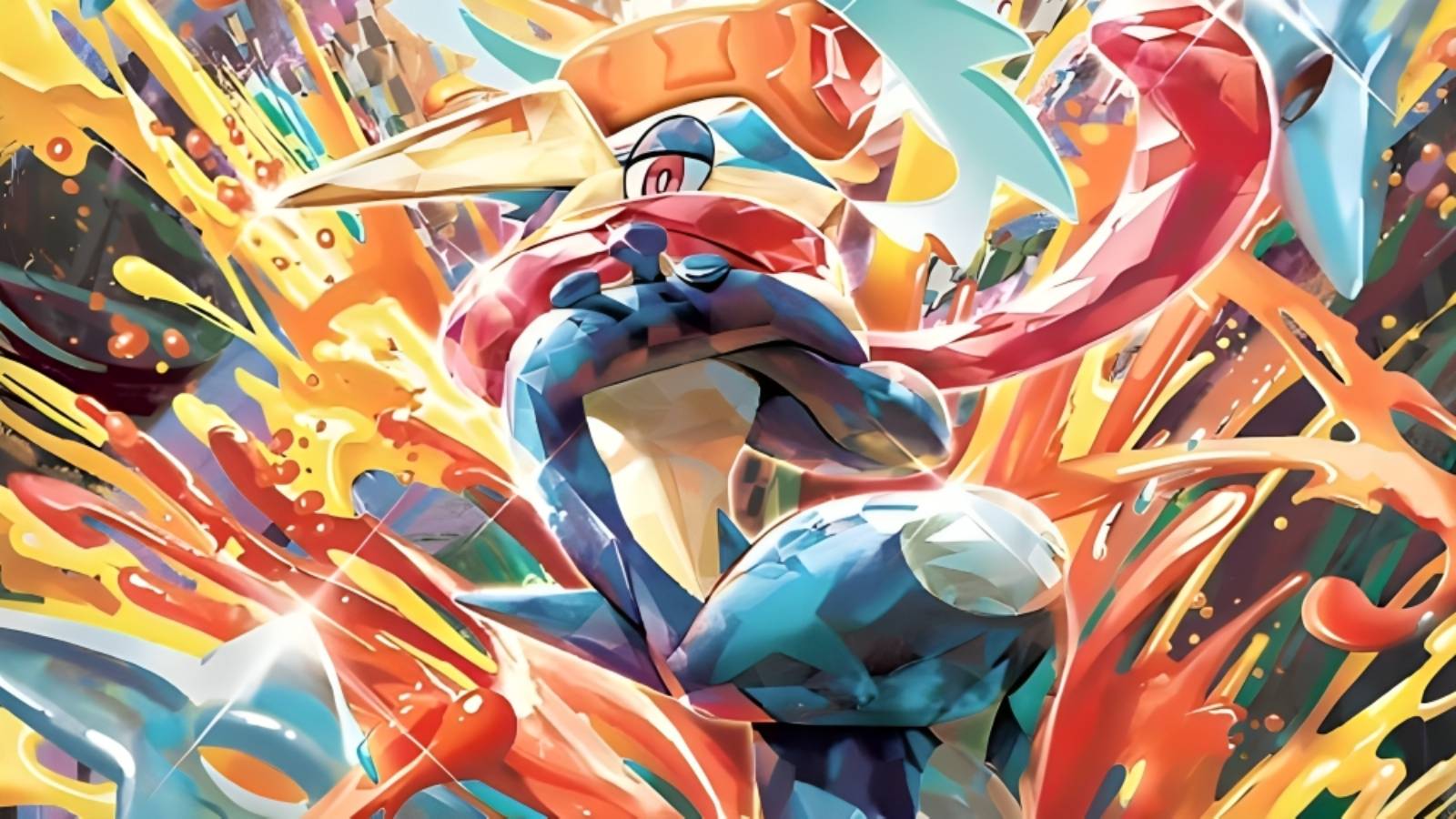 artwork of the special illustration Greninja ex from Twighlight Masquerade