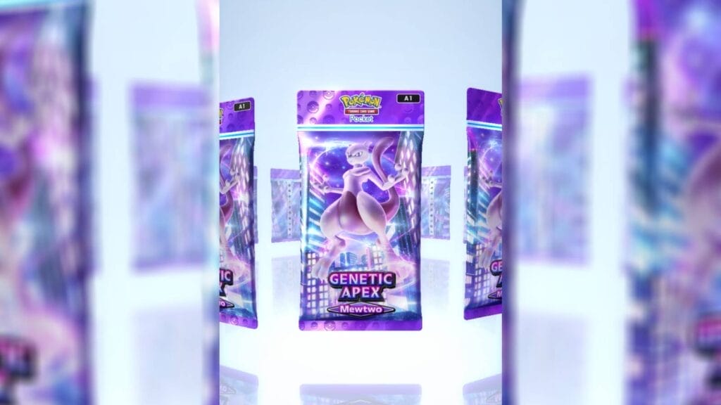 Selecting A Mewtwo Pack In Pokemon Tcg Pocket Genetic Apex