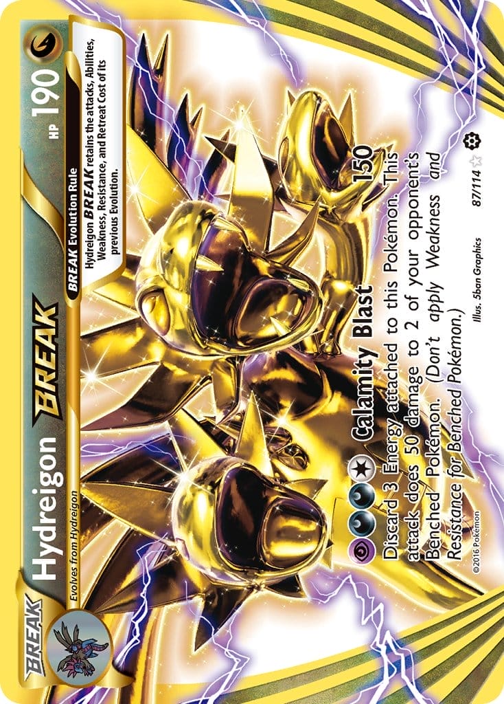 Hydreigon Break Card From Steam Siege Set