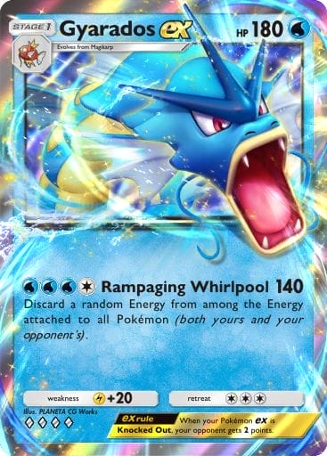 Gyarados Ex Card From Mythical Island