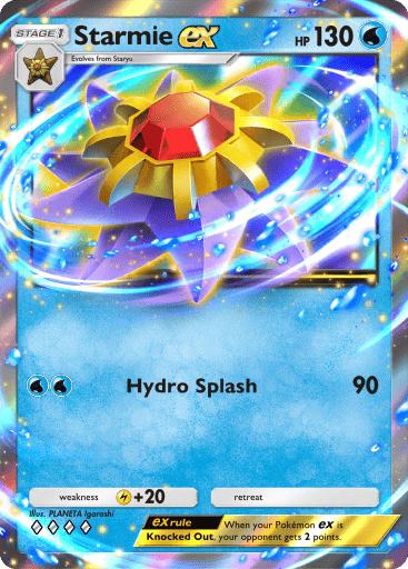 Starmie Ex Card From Genetic Apex