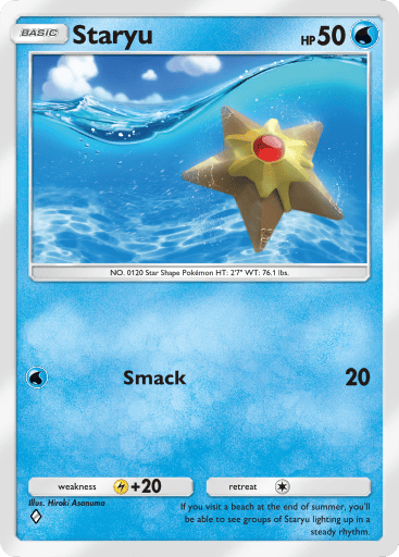 Staryu Card From Genetic Apex