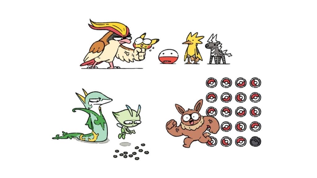 Assorted Memes Featuring Pidgeot Ex Countering Pikachu Ex, Celebi Ex Not Getting Any Coin Heads, And Buffed Eevee