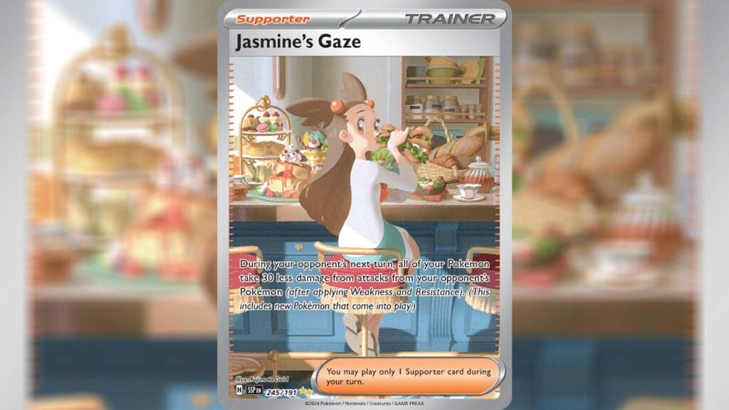 Special Illustration Rare Jasmine's Gaze Card From Surging Sparks
