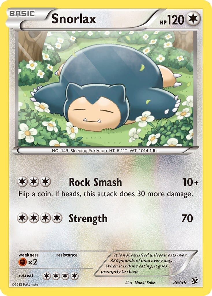 Snorlax From Pokemon Tcg Kalos Starter Set