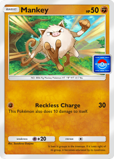 Tcgp Promo-A - Mankey