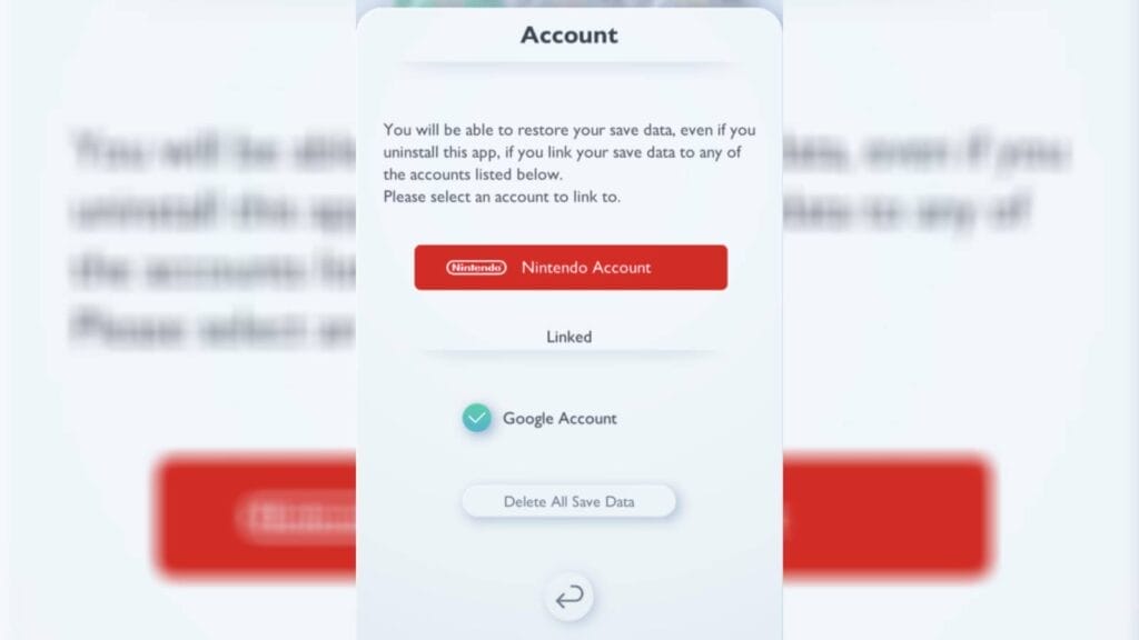 Account Options In Pokemon Tcg Pocket