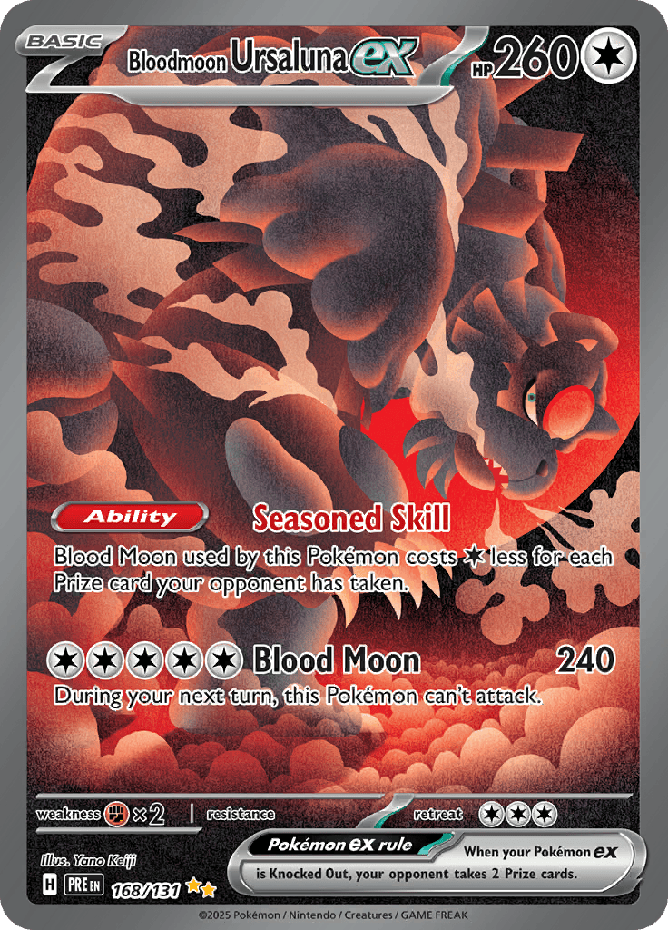 Prismatic Evolutions - Bloodmoon Ursaluna Ex