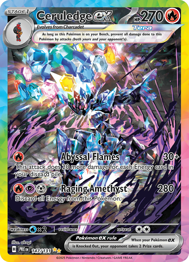 Prismatic Evolutions - Ceruledge Ex