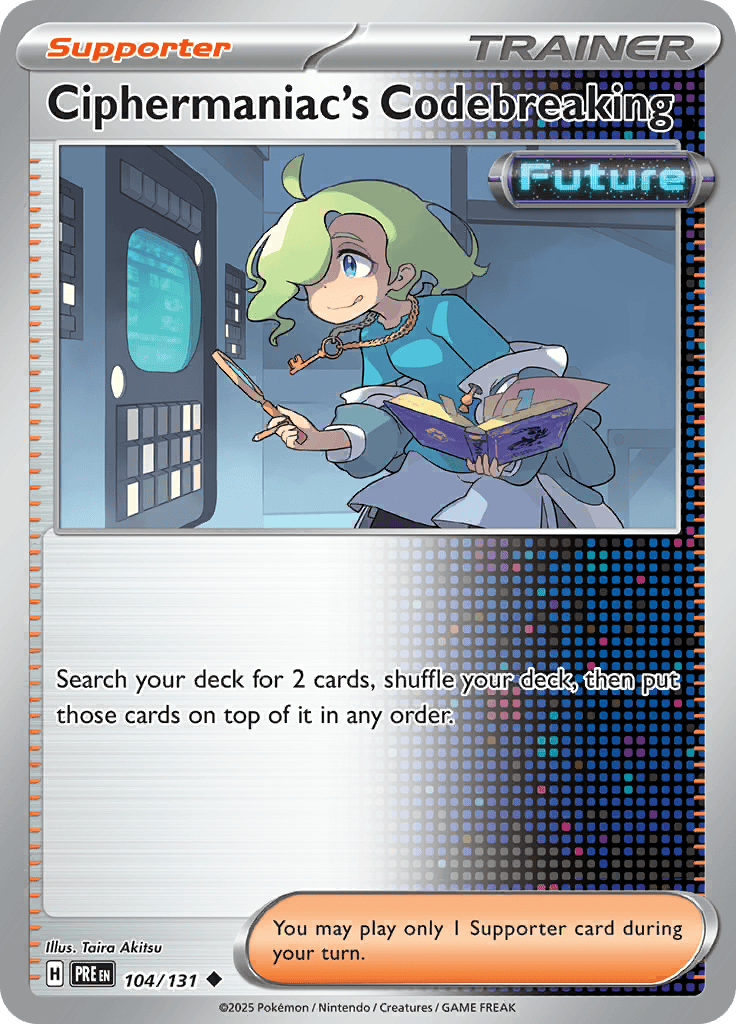 Prismatic Evolutions - Ciphermaniac's Codebreaking