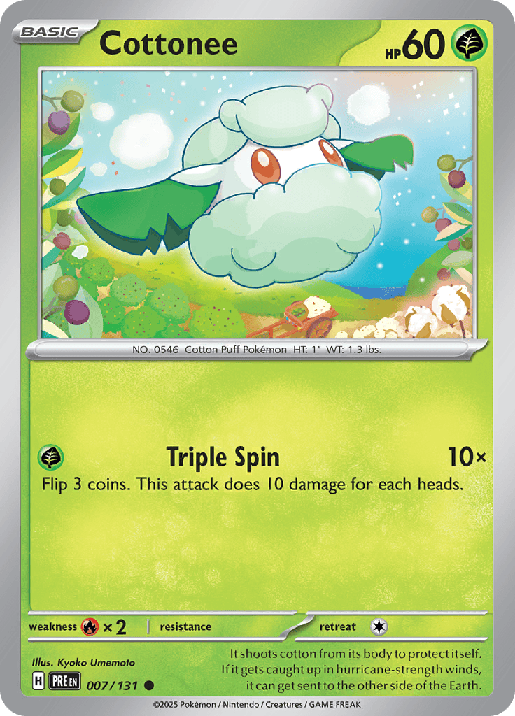 Prismatic Evolutions - Cottonee