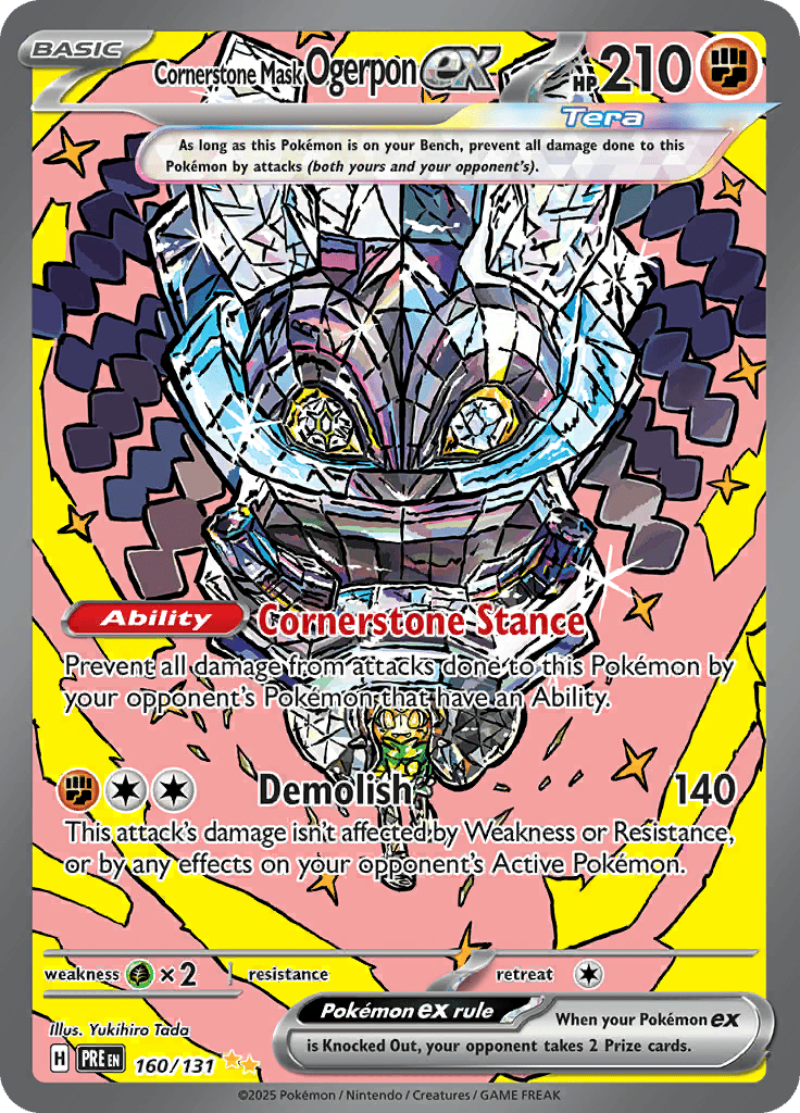 Prismatic Evolutions - Cornerstone Mask Ogerpon Ex