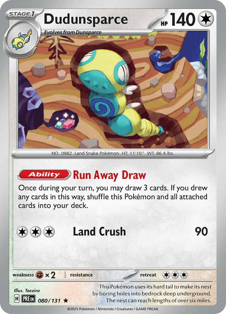 Prismatic Evolutions - Dudunsparce
