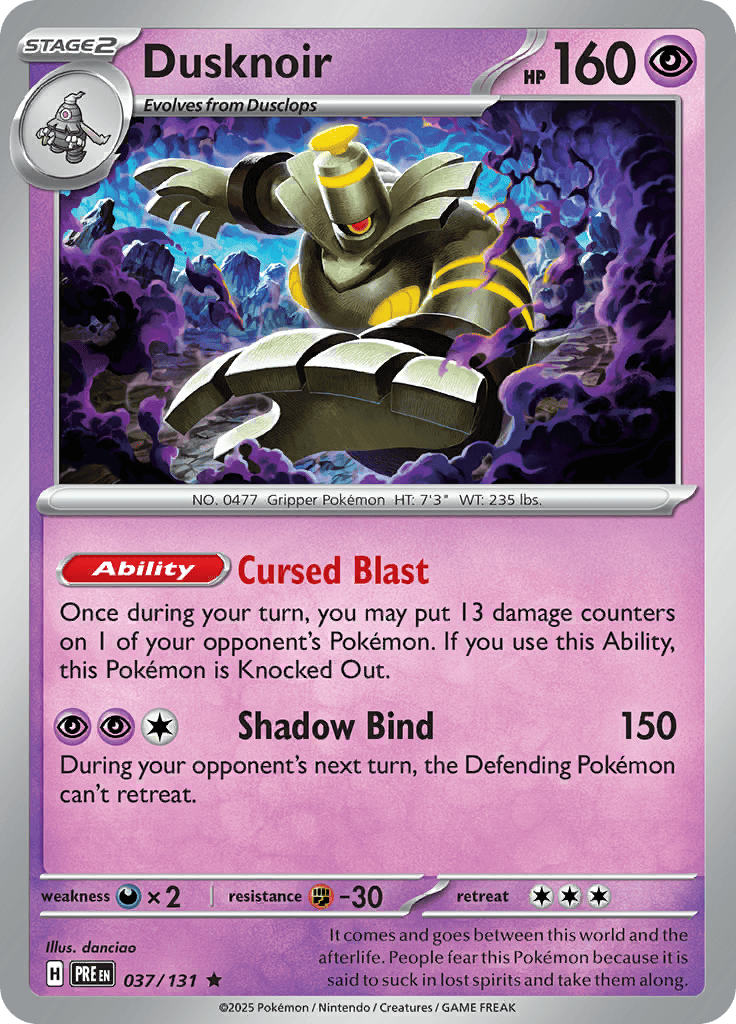 Prismatic Evolutions - Dusknoir