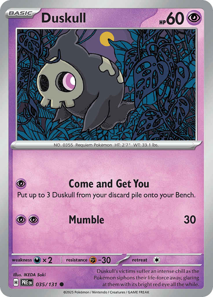 Prismatic Evolutions - Duskull