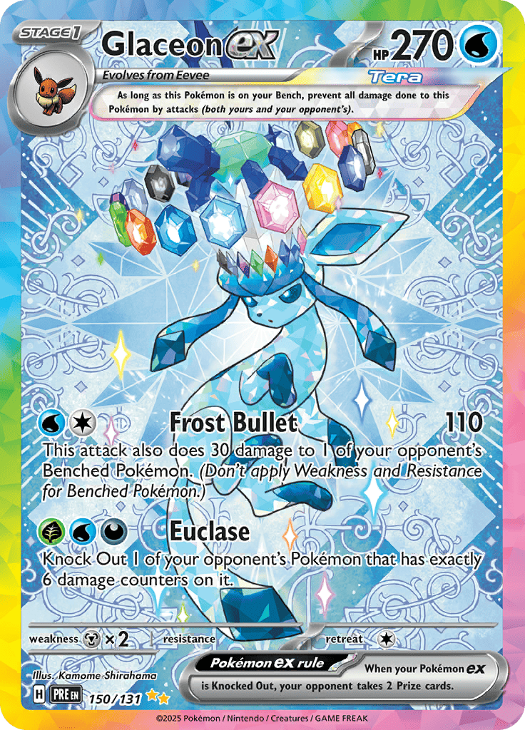Prismatic Evolutions - Glaceon Ex
