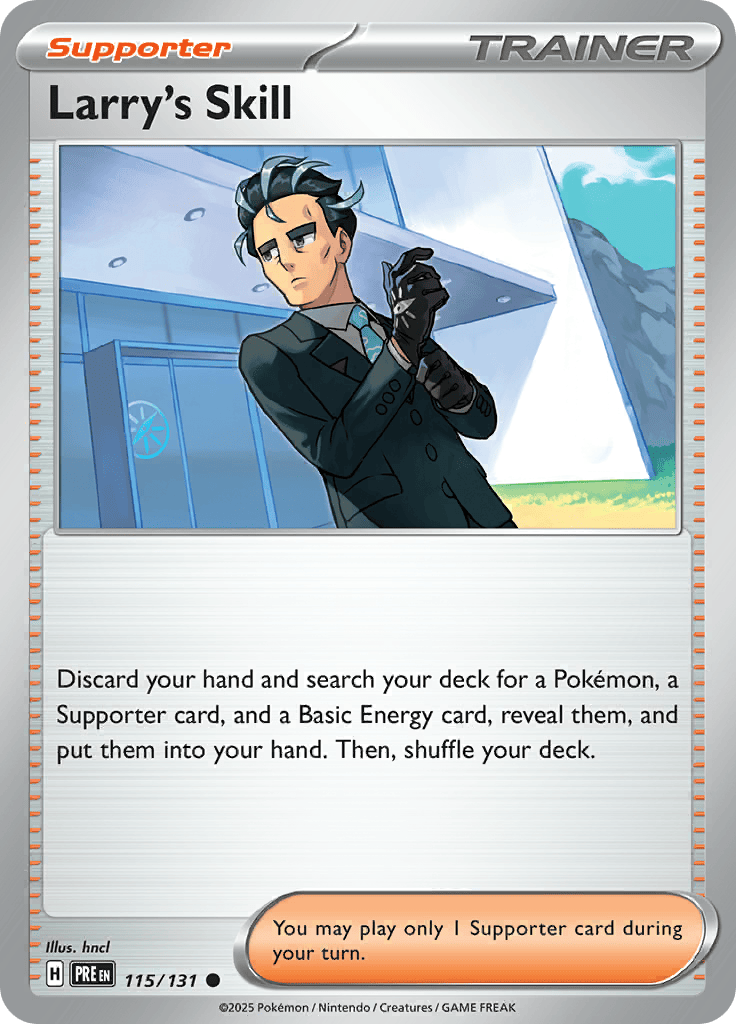 Prismatic Evolutions - Larry's Skill