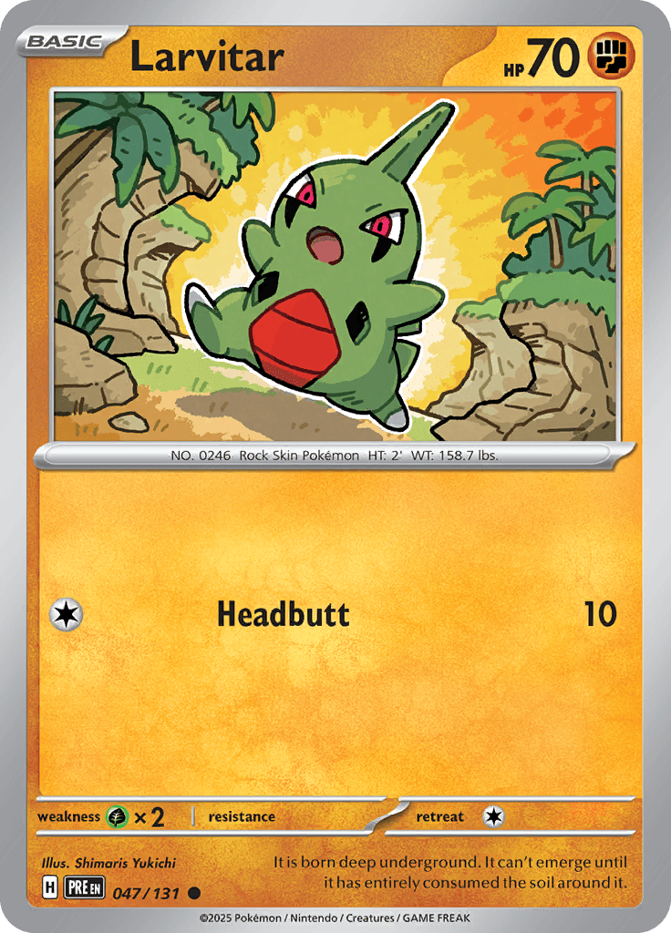 Prismatic Evolutions - Larvitar