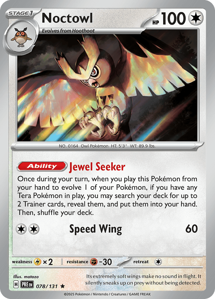 Prismatic Evolutions - Noctowl