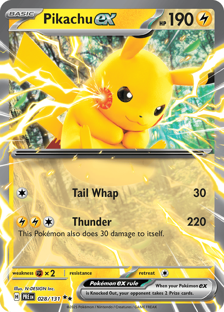 Prismatic Evolutions - Pikachu Ex