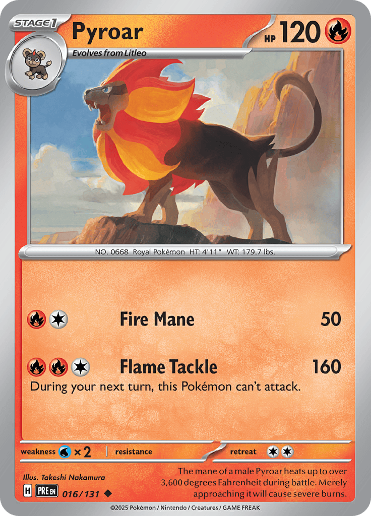 Prismatic Evolutions - Pyroar