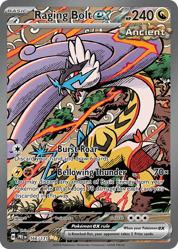 Prismatic Evolutions - Raging Bolt Ex