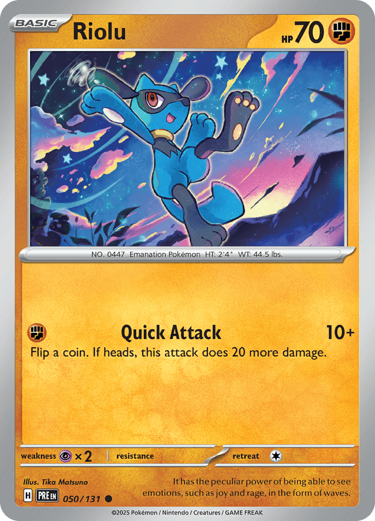 Prismatic Evolutions - Riolu