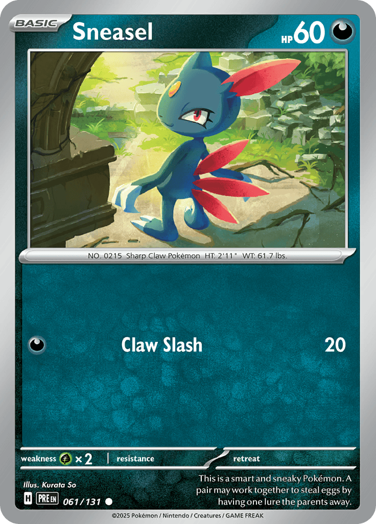 Prismatic Evolutions - Sneasel