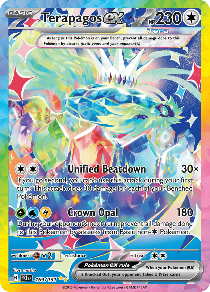 Prismatic Evolutions - Terapagos Ex