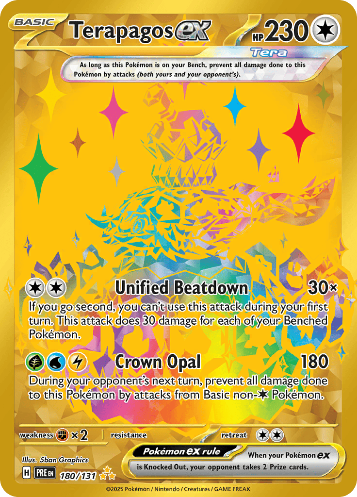 Prismatic Evolutions - Terapagos Ex