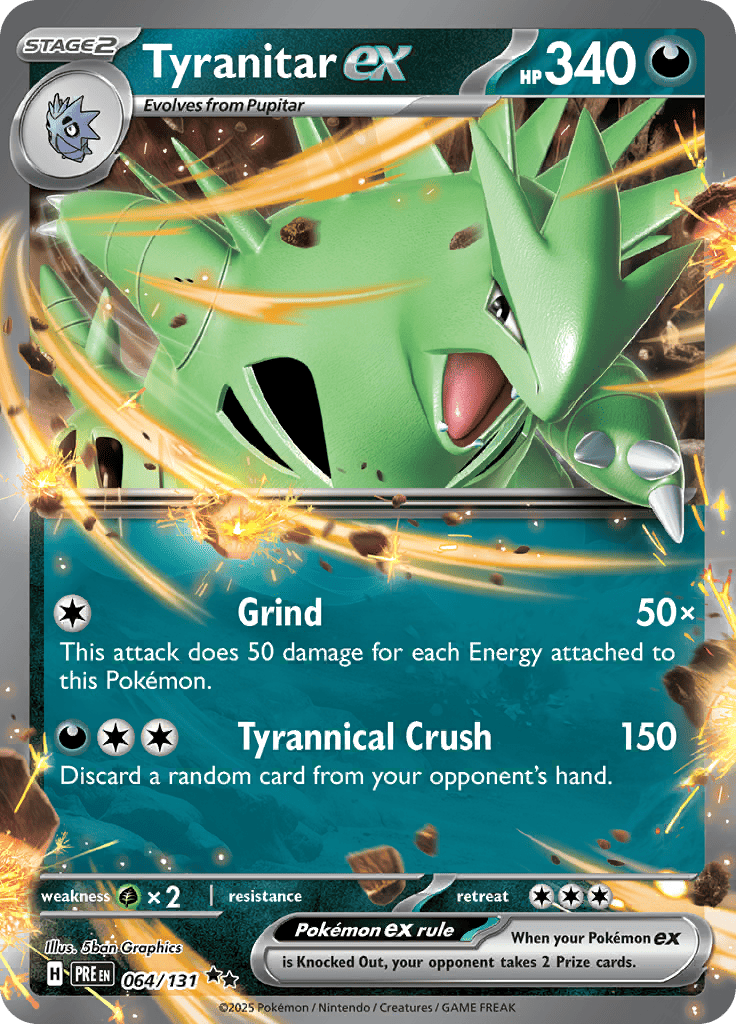 Prismatic Evolutions - Tyranitar Ex