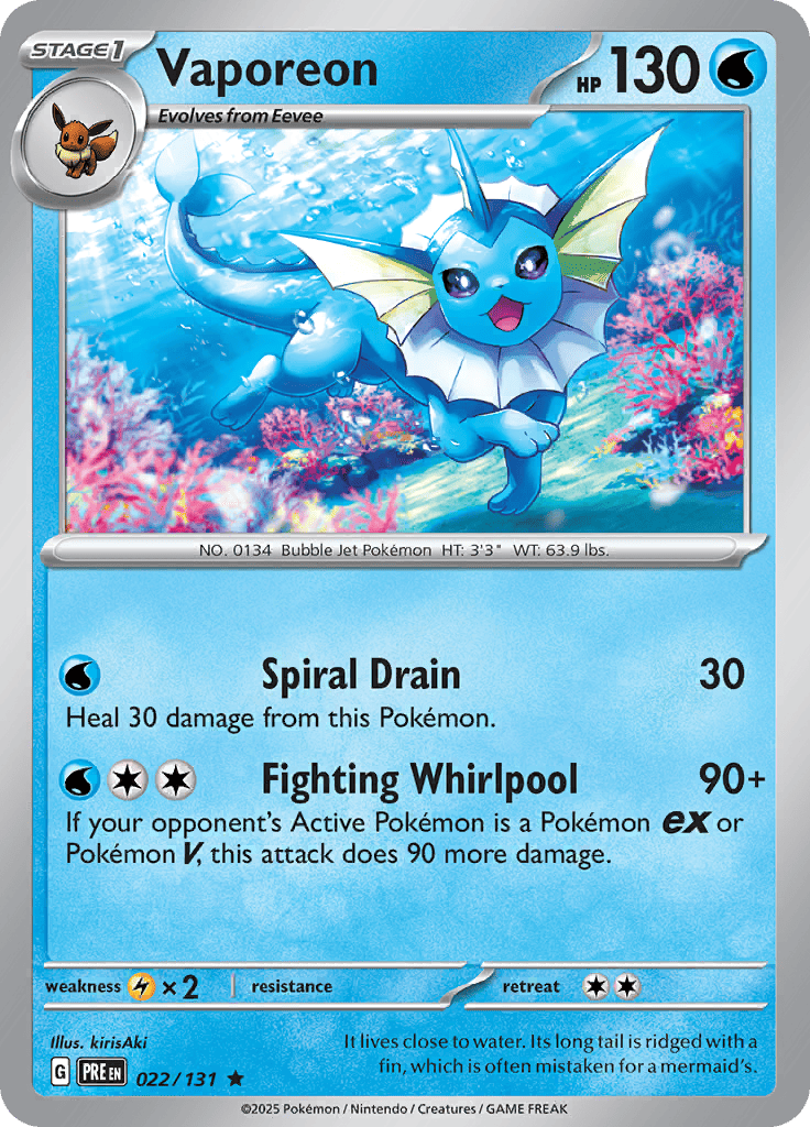 Prismatic Evolutions - Vaporeon