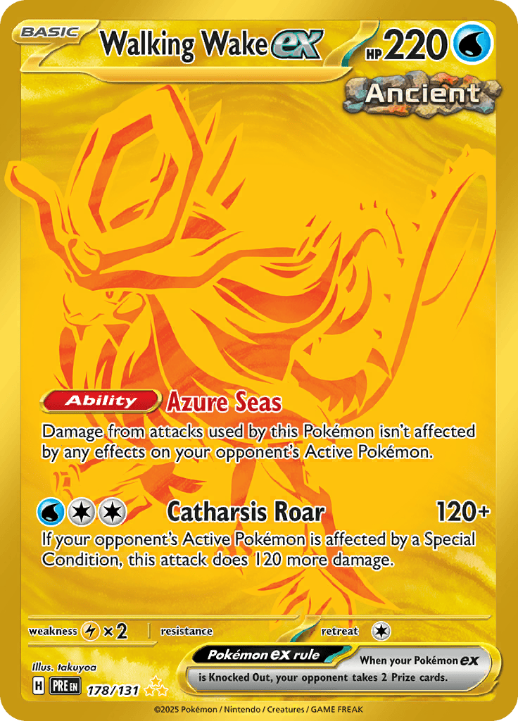 Prismatic Evolutions - Walking Wake Ex